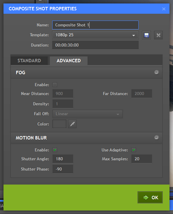 comp shot advanced properties