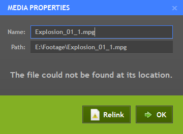 relink file