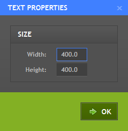 text properties