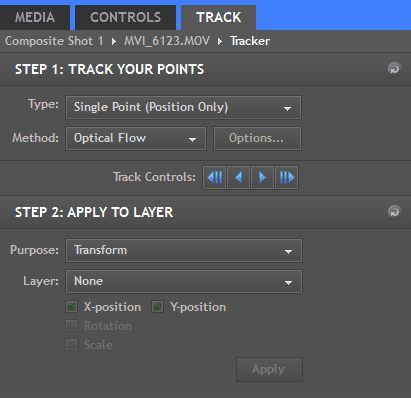 track panel
