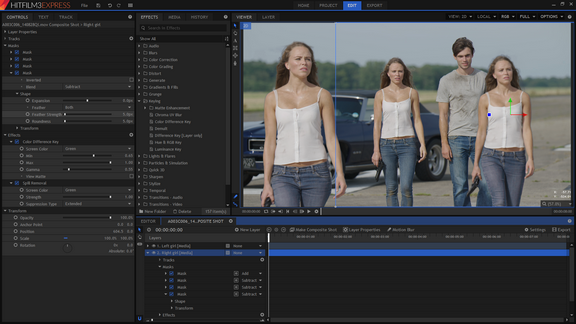 Compositing screenshot