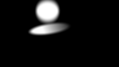 Lens blur map