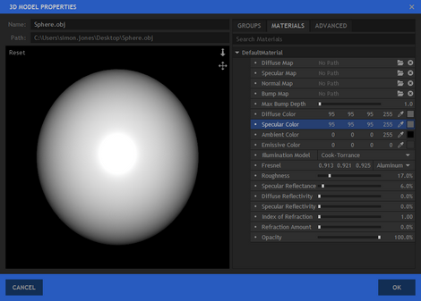 sphere no tex