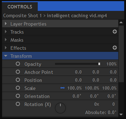 Comp transform controlos