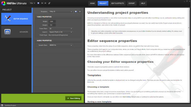 project screen