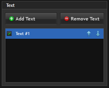 text items