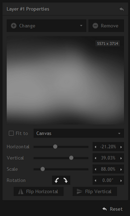 layer properties