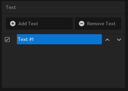 text items